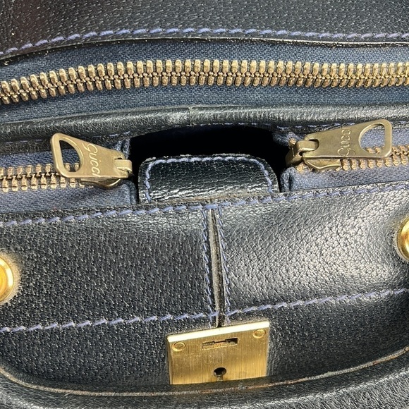 Large Vintage Gucci Carry On Attaché Shoulder Bag - Picture 10 of 16